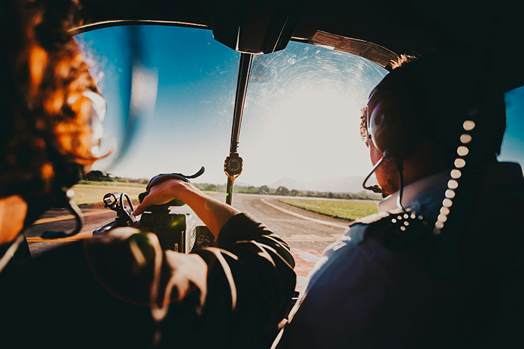 piloto de avion privado