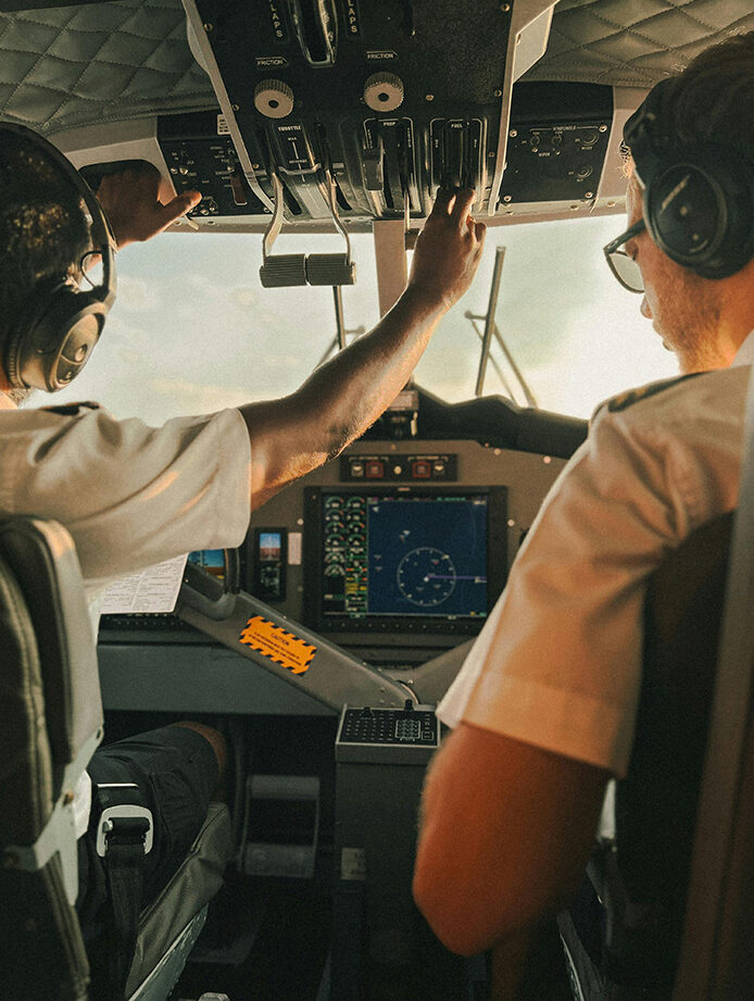 asafata en un avion